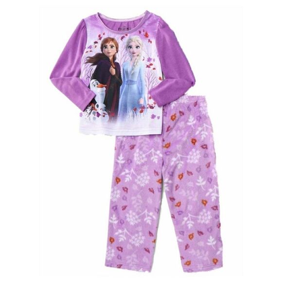 NWT Disney Frozen 2 Fleece PJs - Picture 1 of 1